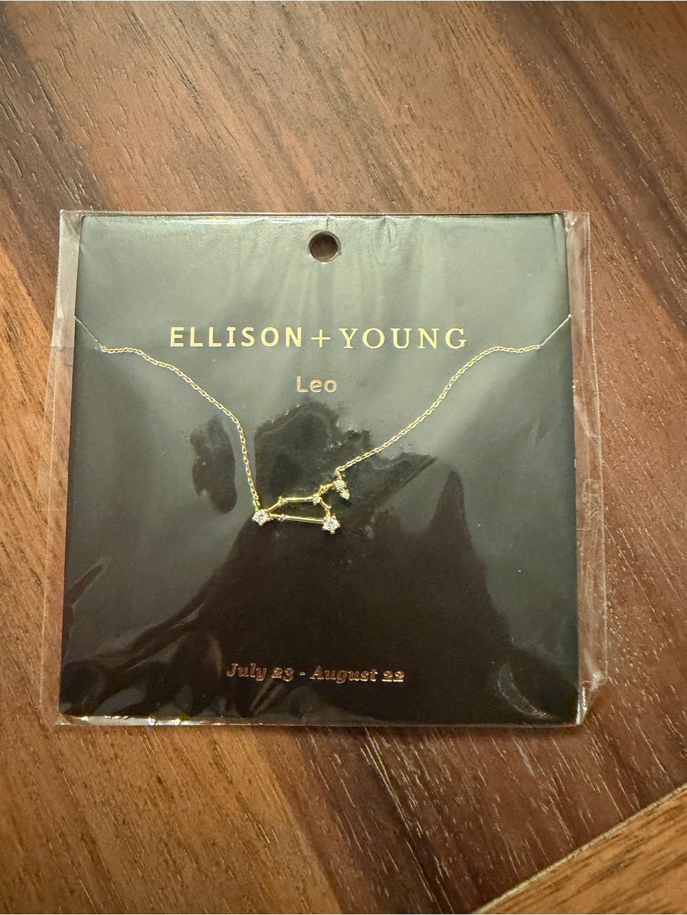 Ellison + Young Leo Constellation Gold Necklace